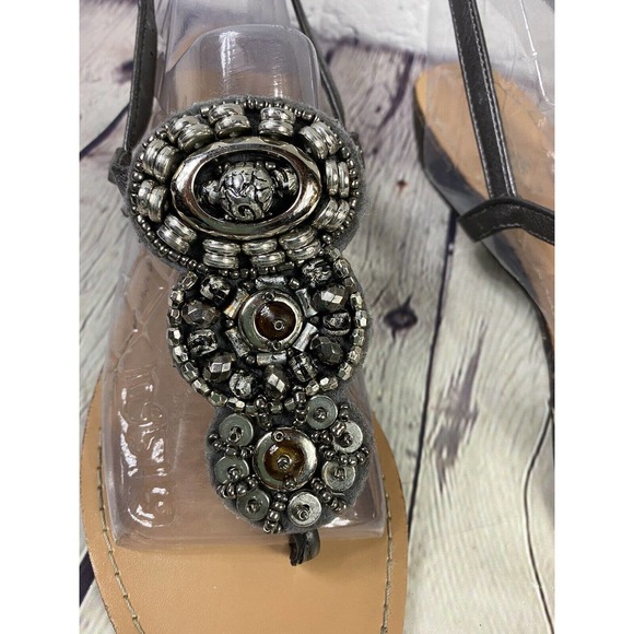madeline stuart sandals beaded sz 8 - Picture 2 of 7